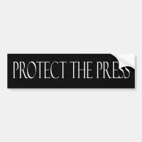 Protect the Press Bumper Sticker