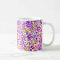 Mod Colorful Flower Coffee 11 oz Mug