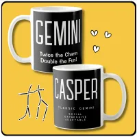 Gemini Air Sign Astrology Gift Coffee Mug