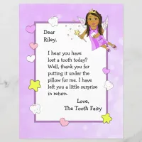 Letter from the Tooth Fairy