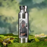 Personalized Photo and Name Water Bottle