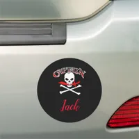 Personalized Jolly Roger (Cutlass) Car Magnet