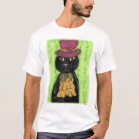 Top Hat Vintage Cat Cute Cartoon Art