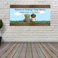 Welcome to Our Lil' Cowboy Ethnic Baby Boy  Banner