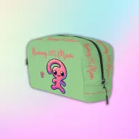 Bonus Mom - Modern in Pink & Green | Dopp Kit