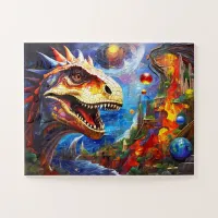 Childrens Colorful Dinosaur Jigsaw Puzzle