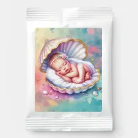 Baby Girl in a Seashell Baby Shower  Margarita Drink Mix