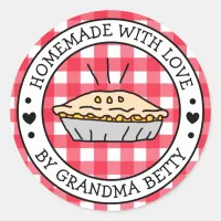 Made with Love, Homemade Apple Pie Gift Labels