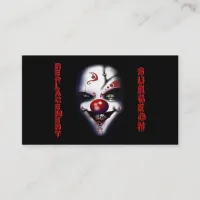 Replacement Surgeon - Evil Clown Business Card