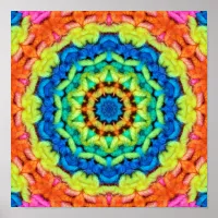 Sunny Day Kaleidoscope Poster