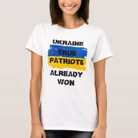 Warriors Blue and  Yellow Ukraine Flag  T-Shirt