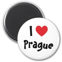 I Love Prague Magnet