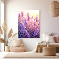 Lavender Field Sunshine  Canvas Print