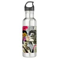 Two Women in Love | Pride Kiss Stainless Steel Water Bottle