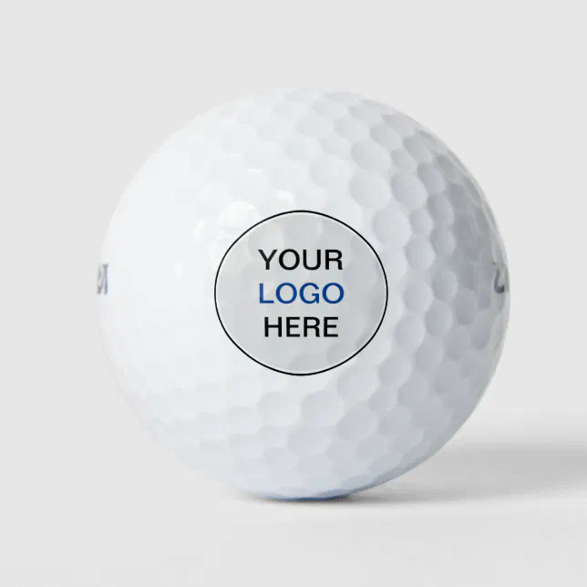 Simple Add Your Logo Golf Balls