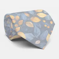 Golden Foliage Dreams Autumn Nature Beauty Neck Tie