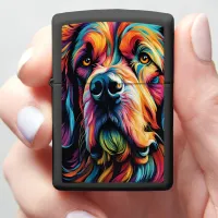 Rainbow Dog's Gaze Zippo Lighter