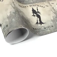 Basic Witch Modern Women Halloween  Wrapping Paper