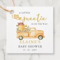 Little Sweetie Is On The Way Honeybee Baby Shower  Favor Tags