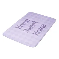 Home Sweet Home | Geometric Diamond Pattern Bath Mat