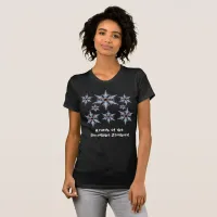 Funny Attack of the Snowflake Zombies Women's Dark T-Shirt