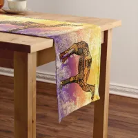 Abstract Collage Ozzy the Camel ID102 Short Table Runner