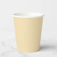 Cream / sand coastal beach wedding paper cups