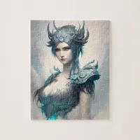 Icy Warrior Princess  Jigsaw Puzzle