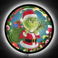 Grinch shares gifts and holiday fun! LED sign