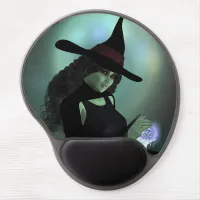 Wicked Witch Casting a Spell Gel Mouse Pad
