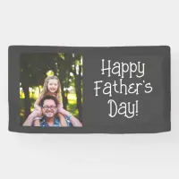 Personalized Happy Father's Day Photo Banner