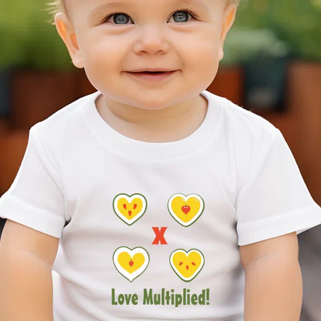 Love Multiplied Apple Hearts Baby T-Shirt