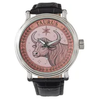 Taurus sign of the zodiac watch