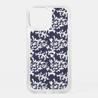 Ocean Coral Blue White Distressed Look Speck iPhone 12 Pro Case