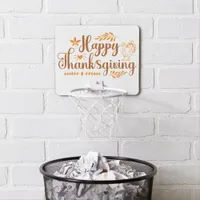 Happy Thanksgiving Mini Basketball Hoop