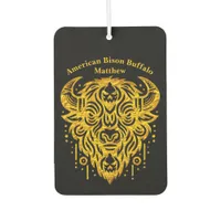 Intricate Bison Design With Tribal Elements Air Freshener