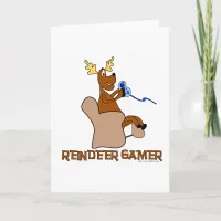 Reindeer Gamer Holiday Card