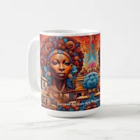 Dreams of Heritage: A Vibrant Future African  Coffee Mug