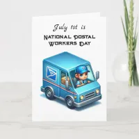 National Postal Workers Day | July 1st Card