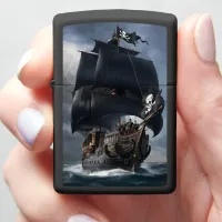 Black Sails in a Storm Zippo Lighter