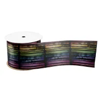 Equality Love Rainbow Brush Strokes LGBTQ ID656 Satin Ribbon