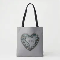 Antique Heart Tote Bag