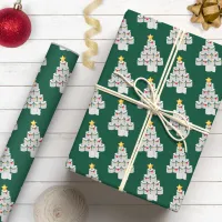 Funny Green Toilet Paper Christmas Tree Gift Wrap