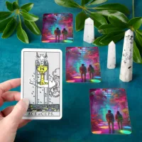 Out of this World - Virtual Reality Neon Jungle Tarot Cards