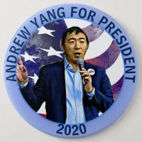 Andrew Yang for President 2020 Support Political Button