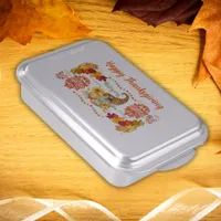 Thanksgiving Friendsgiving Autumn on white | Cake Pan