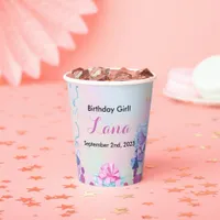 Birthday Party Decor for Girls Paper Cups