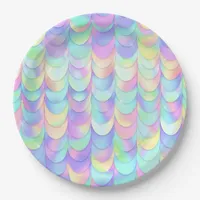 Iridescent Dragon Scale Paper Plates