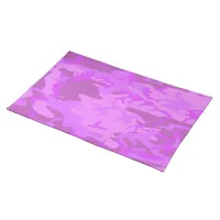 Light Purple Camouflage Cloth Placemat