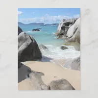 Scenic Beach at The Baths on Virgin Gorda, BVI Postcard